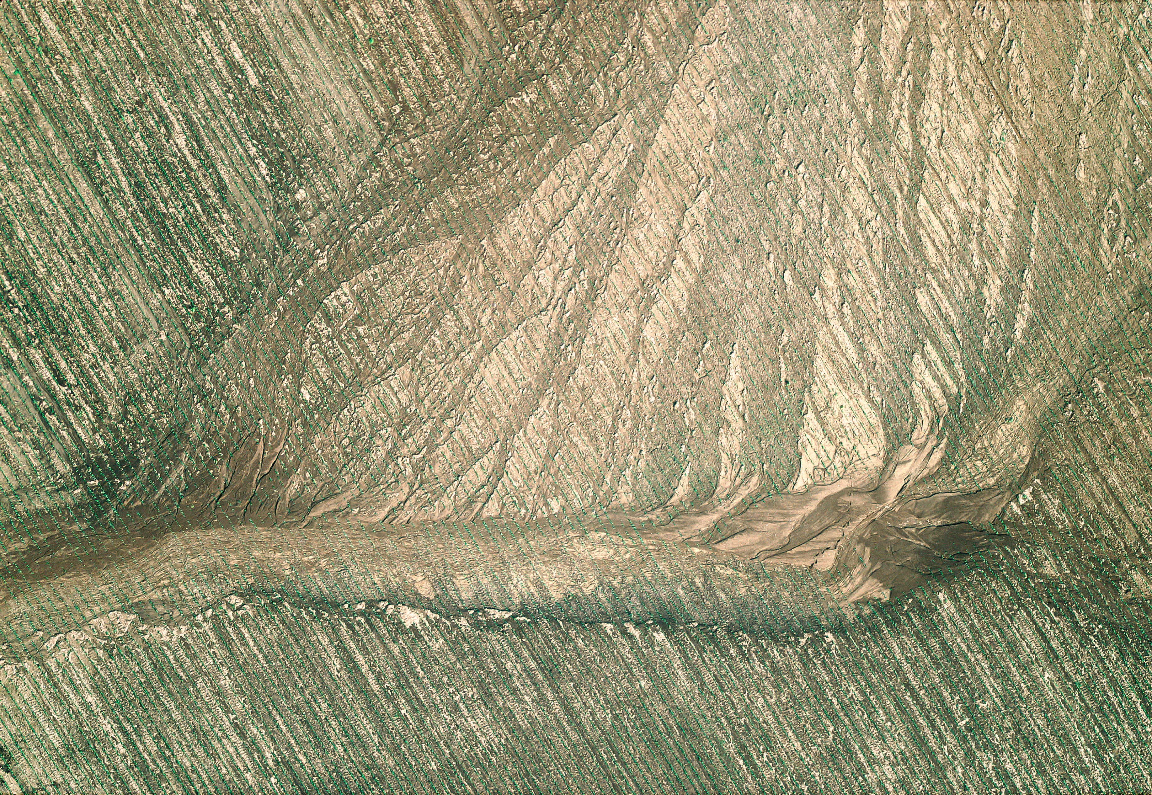 Erosion im Maisfeld