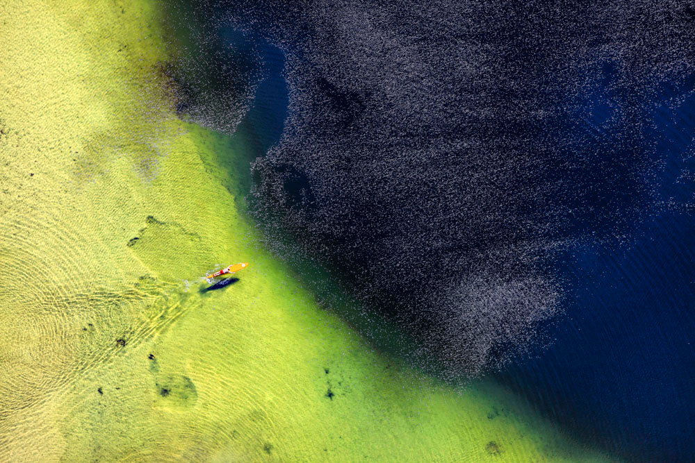 Surfer on Lake Ostersee