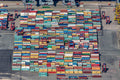 Container Terminal in Hamburg-Waltershof