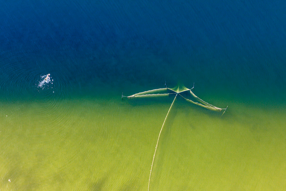 Fischnetz im Ammersee