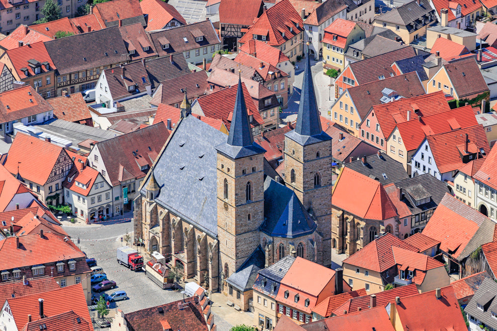 Spätgotische Hallenkirche Maria vom Rosenkranz