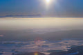 Evening atmosphere with a view of the Zugspitze