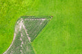 Maisfeld mit ungewöhnlicher Form
