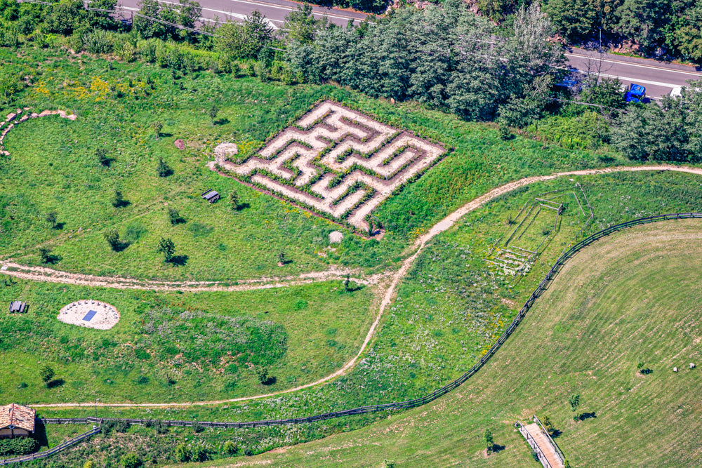 Heckenlabyrinth in Südtirol