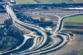 Brücke über Kreisverkehr