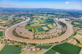 Donauschleife bei Hochwasser