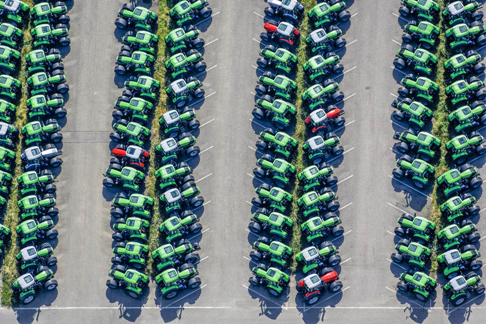 Brand new Deutz-Fahr tractors
