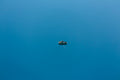 Angler im Ruderboot