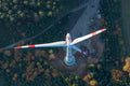 Windkraftwerk von oben