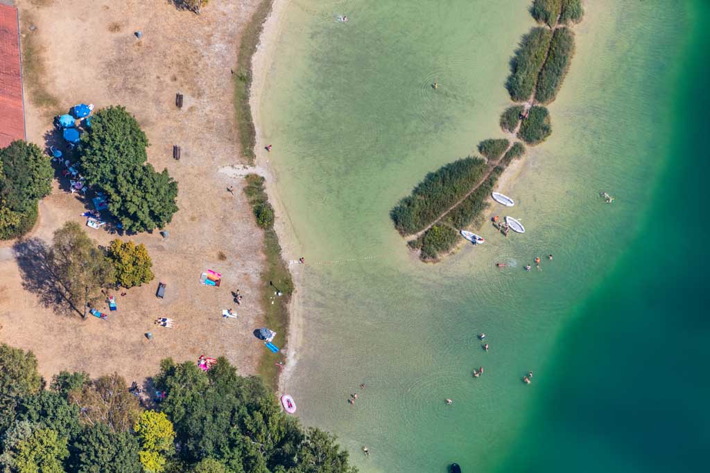 Beach life in Landshut Gretlmühle