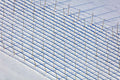 Hopfenstangen im Schnee