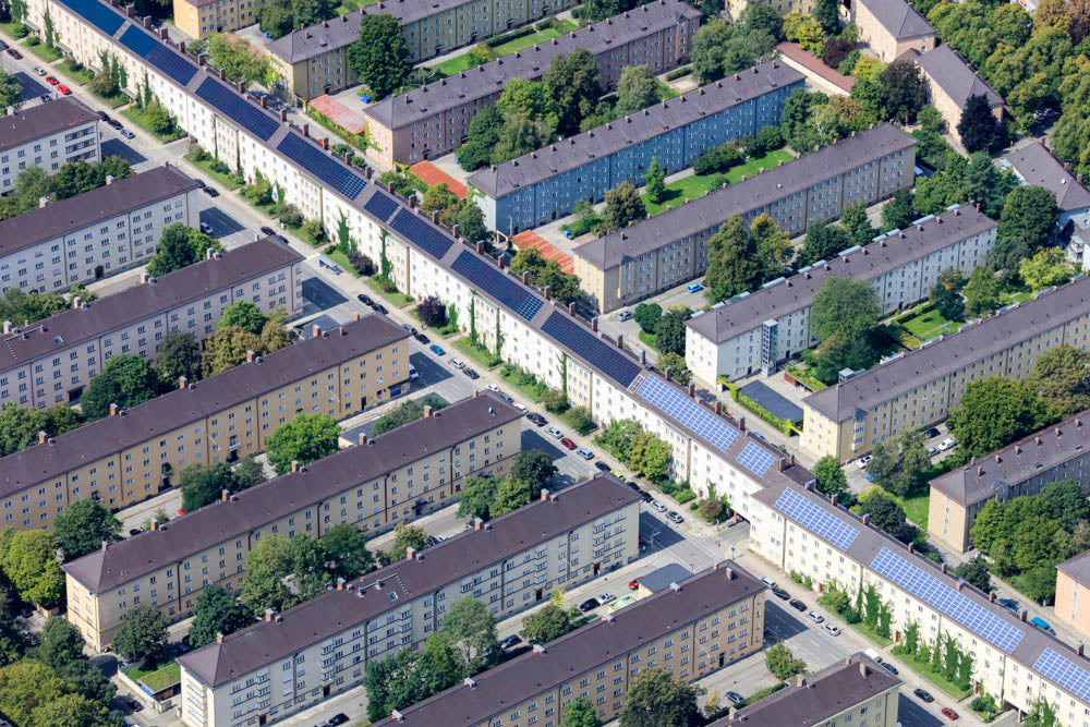 Wohnblocks in München-Neuhausen