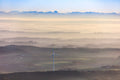 Windkraft vor Alpenpanorama