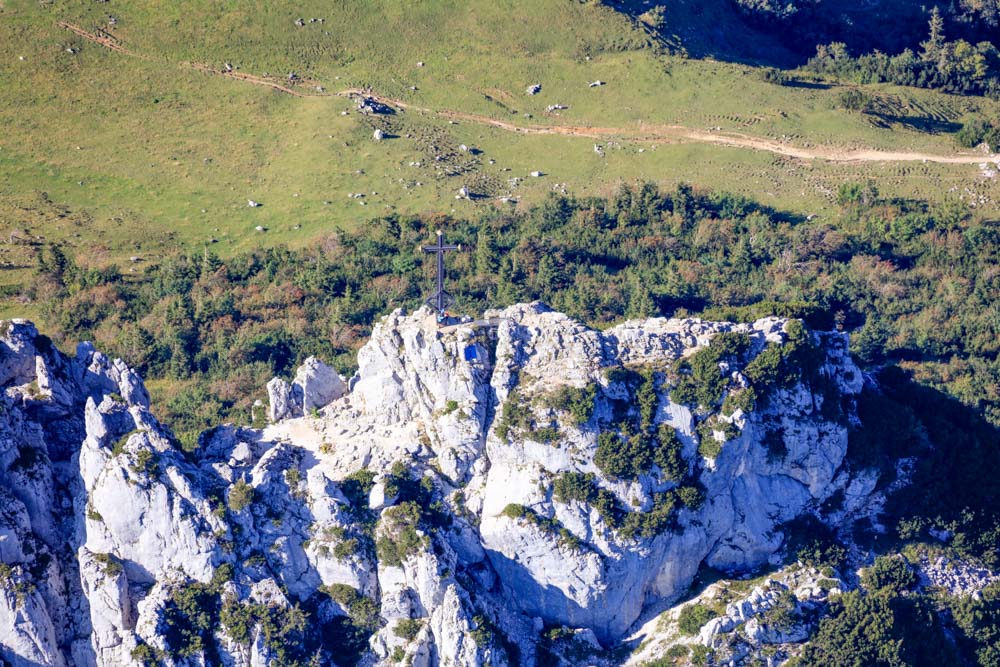 Summit cross on the Kampenwand
