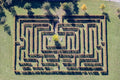 Heckenlabyrinth im Kurpark