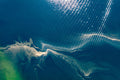 Abstrakte Aquamalerei