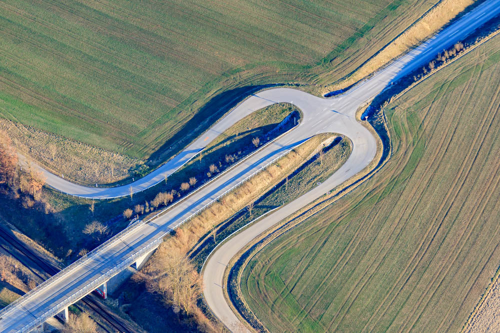 Diagonale mit Schwung