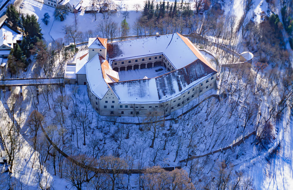 Friedberg Castle in Winter