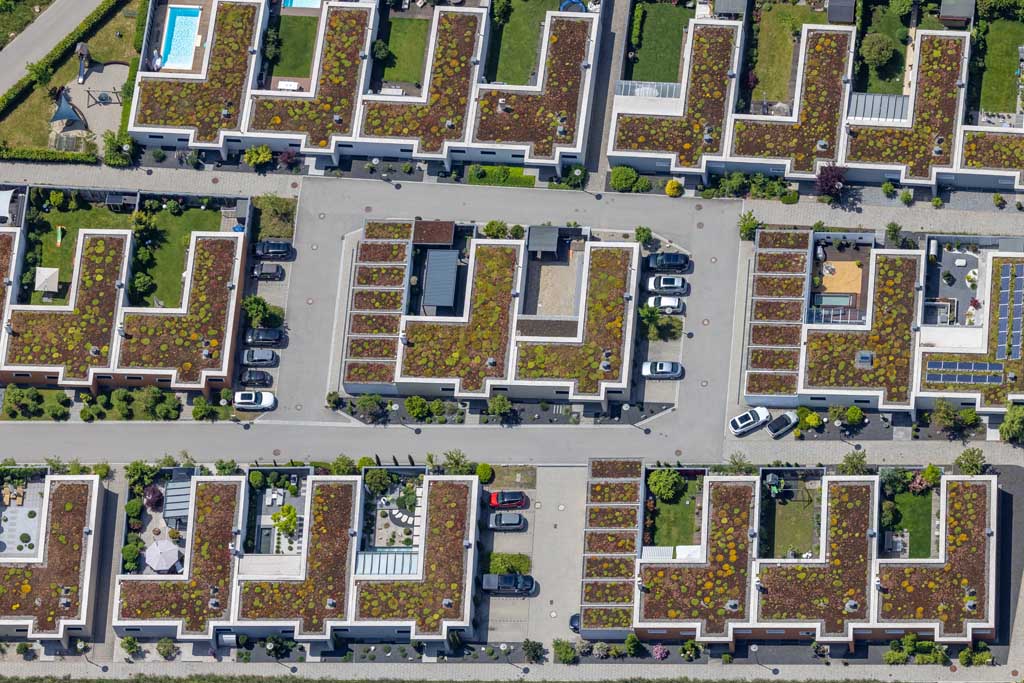 Tucherpark housing estate in Feldkirchen 