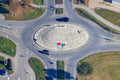 Roundabout with coat of arms 