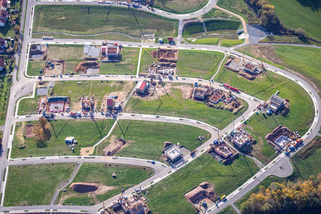 New development area Am Brand in Wörth a.d.Donau
