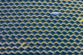 Solar field with dual-axis tracking solar modules 