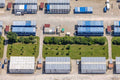 Containersiedlung für Saisonarbeiter
