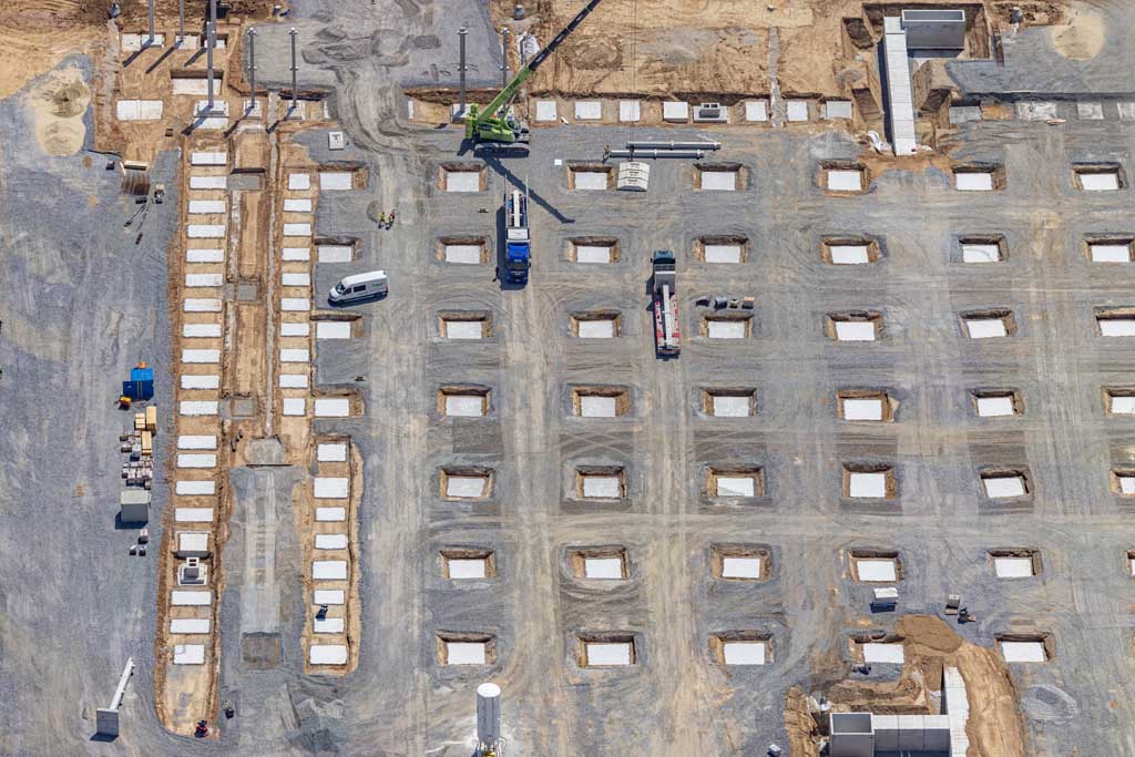 Baustelle BMW-Werk bei Straßkirchen