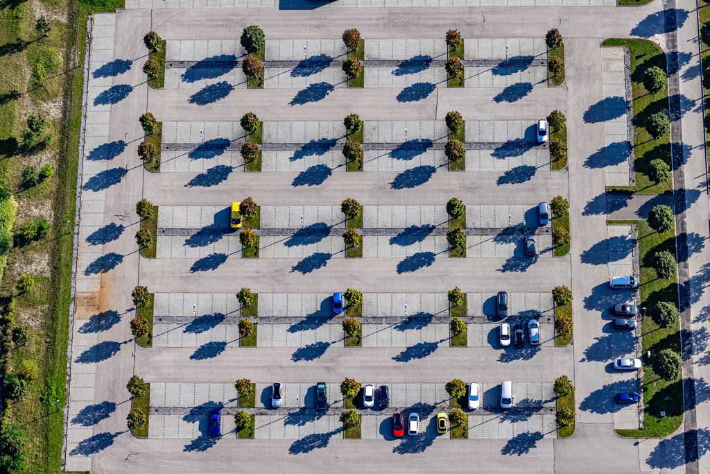 Parking lot in Neuherberg 