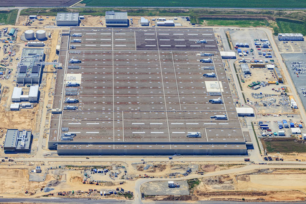 Baustelle BMW-Werk Straßkirchen