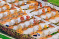 Parking lot in autumn