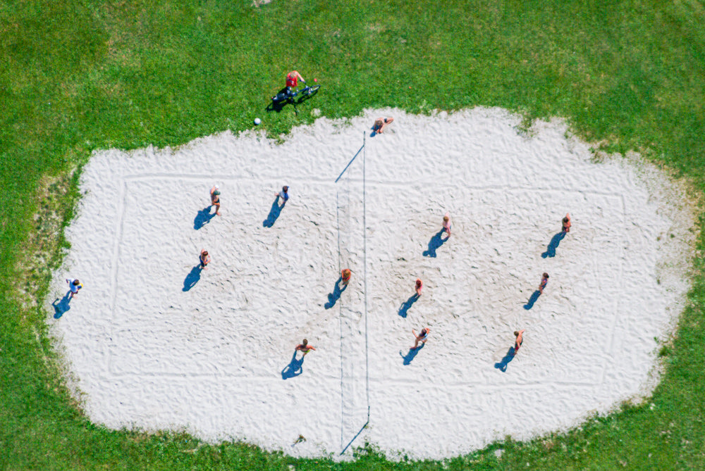 Beach-Volleyballplatz