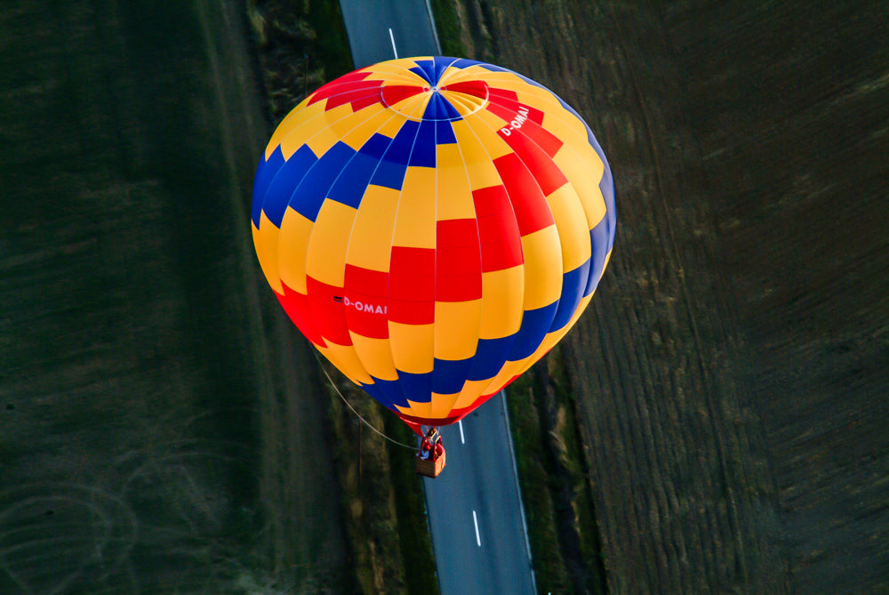 Bunter Heißluftballon