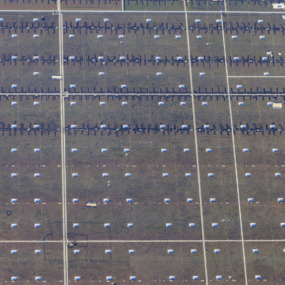 Dachlandschaft Baustelle BMW-Werk 2.6 - Klaus Leidorf