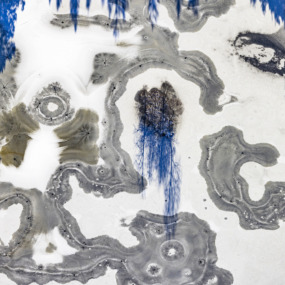 Insel im zugefrorenen Großen Kesselsee - Klaus Leidorf