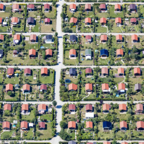 Luftaufnahme von der Kleingartenanlage des Holiday Kleingartenvereins Aschheim - Heimstettener See e.V.